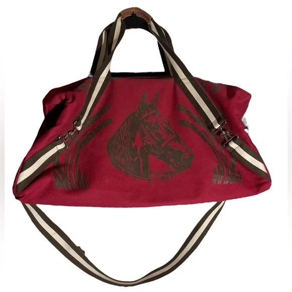 Rebecca Ray Bags Rebecca Ray Duffle Bag Crossbody Race Horse